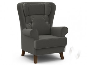 Кресло отдыха Комфорт-2 (орех лак/ULTRA GRAFIT) в Диксоне - dikson.katalogmebeli.com | фото