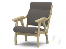 Кресло Вега-10 (бесцветный лак/ULTRA STONE) в Диксоне - dikson.katalogmebeli.com | фото