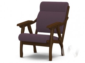 Кресло Вега-10 (орех лак/ULTRA PLUM) в Диксоне - dikson.katalogmebeli.com | фото