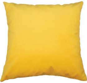 Подушка - думка (микровелюр желтый) в Диксоне - dikson.katalogmebeli.com | фото