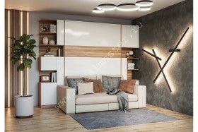 Шкаф-кровать с диваном Дина в Диксоне - dikson.katalogmebeli.com | фото