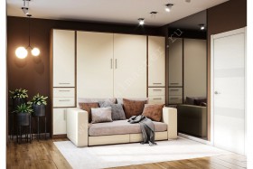 Шкаф-кровать с диваном Злата в Диксоне - dikson.katalogmebeli.com | фото